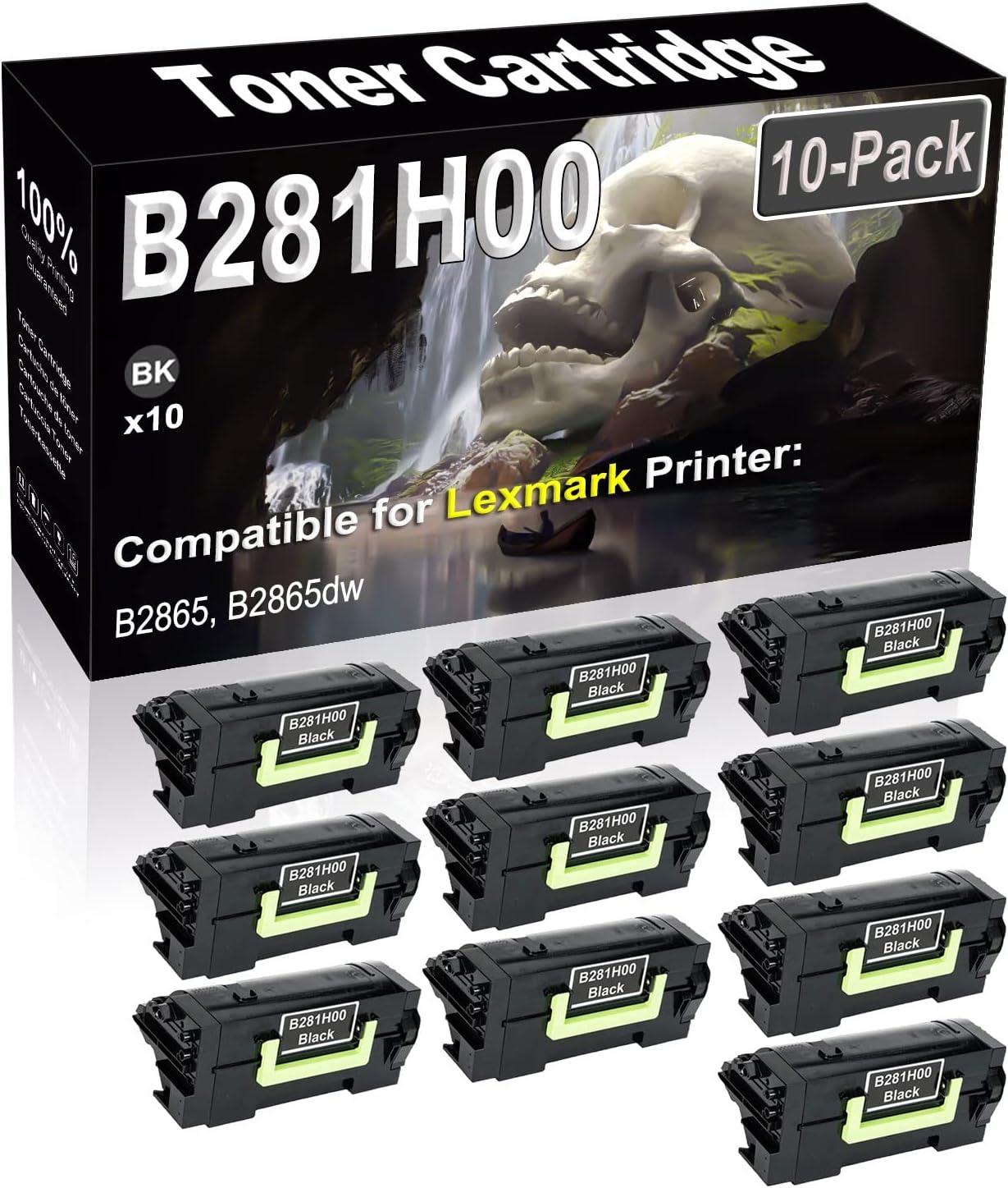 SINIYA 10-Pack Compatible High Capacity B281H00 Imaging Toner Cartridge use for B2865 B2865dw Printer (Black)