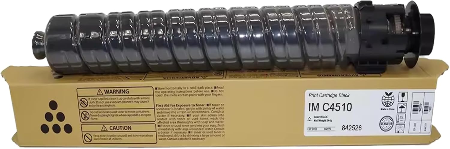 TOPWONDA IMC4510 IMC6010 Black Toner High Yield Cartridge IM C4510 IM C6010 Toner 842526 Replacement for IM C4510 IM C6010 Printer, Medium, IMC4510H-1BK