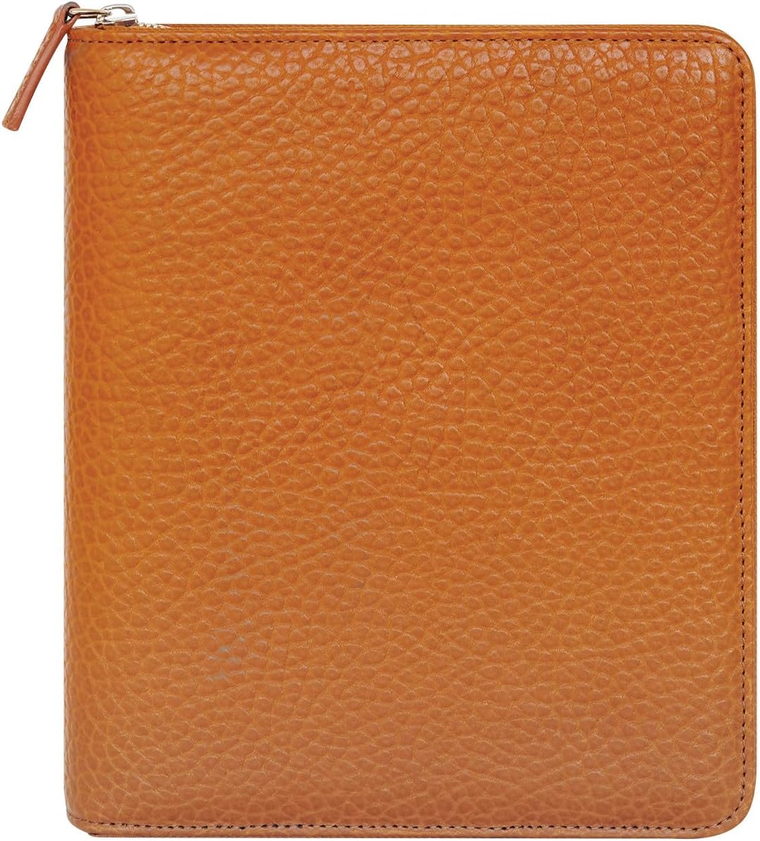 FranklinCovey - Alex Ring-Bound Binder for FranklinCovey Planners | Leather with Zipper Closure (Classic, Saddle)