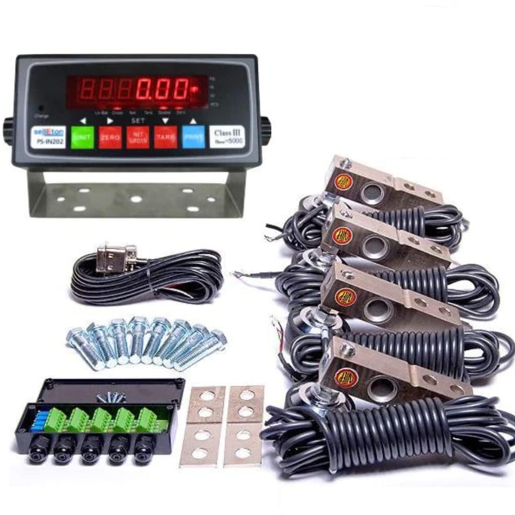 Liberty LS-WK Weighing kit (NTEP) Legal for Trade/Full kit Alloy Steel Load Cells with PS-IN202 LED Indicator