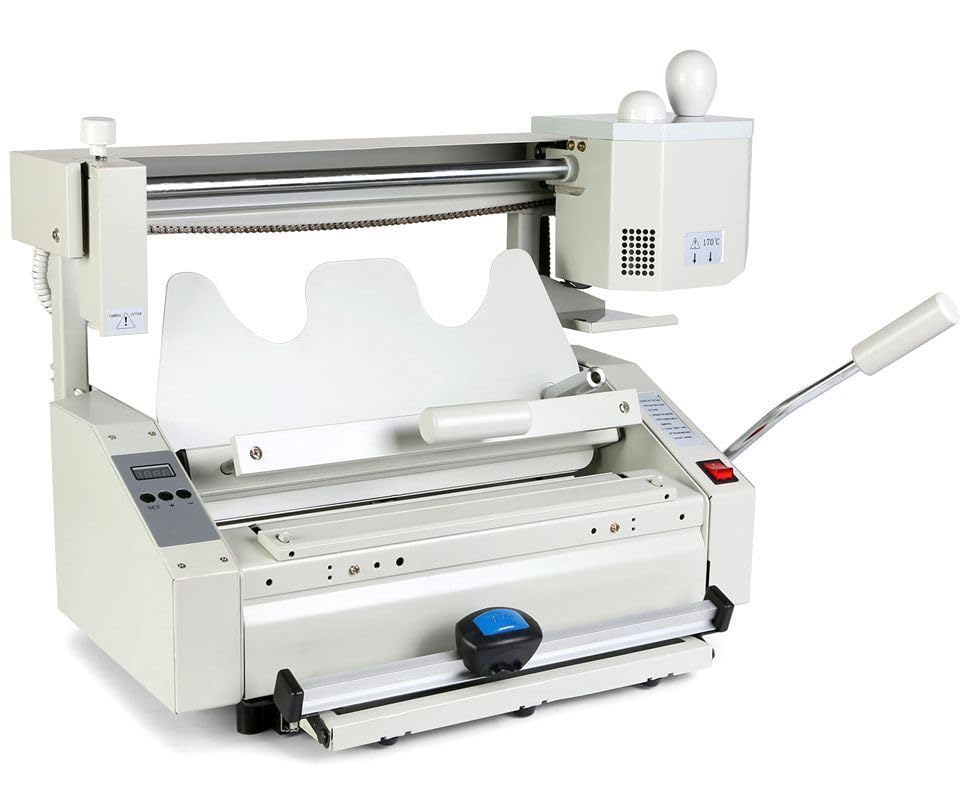 Multifunctional HOT MELT Glue Book Binder Binding Machine A4 Size 220V B