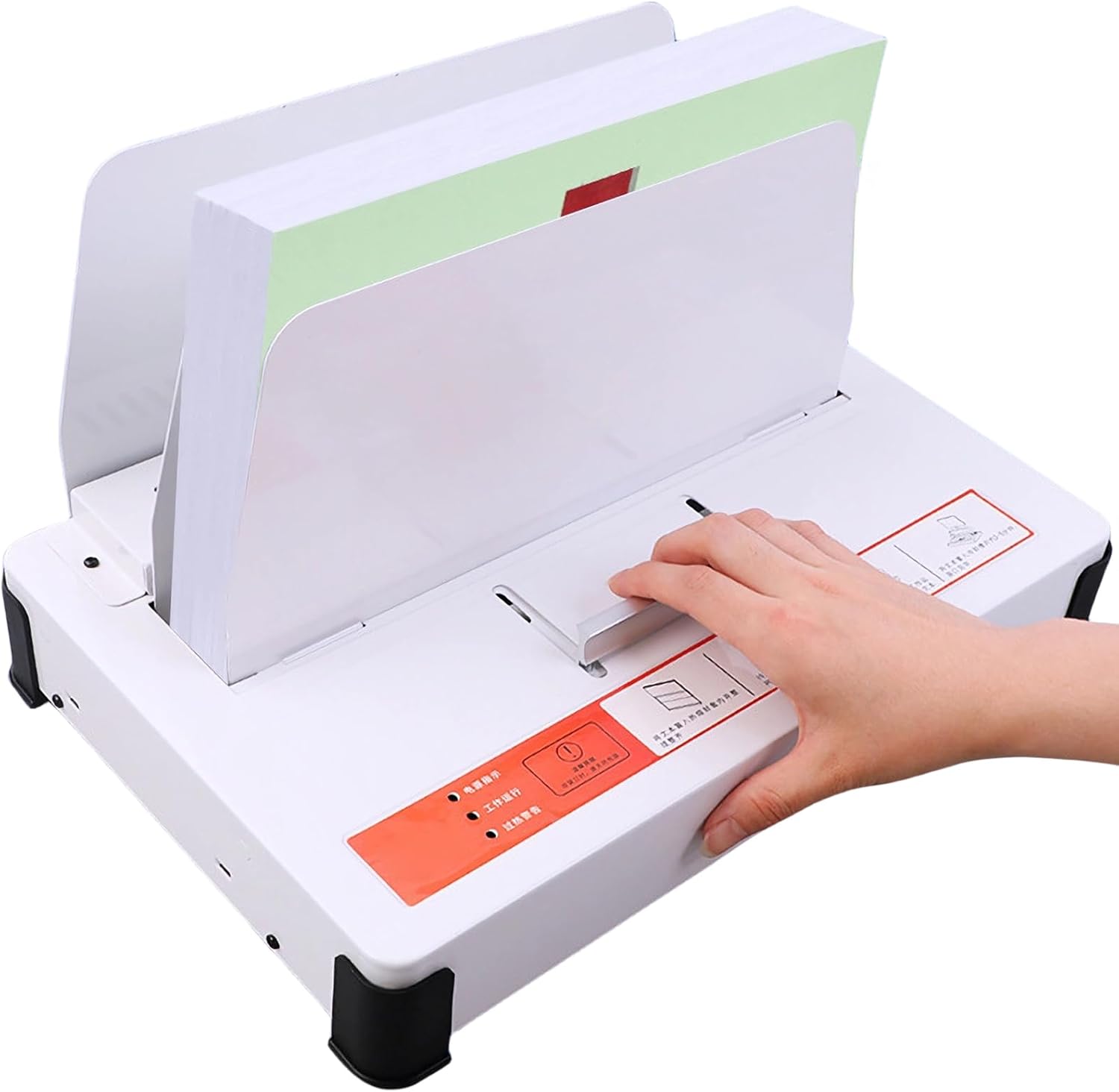 JKSVTF Thermal Automatic Binding Machine for A4, Electric Book Binder, 1-50MM Binding Thickness, for Tenders, Insurance Policy Contracts, Reports, Document, Invoice, Folder