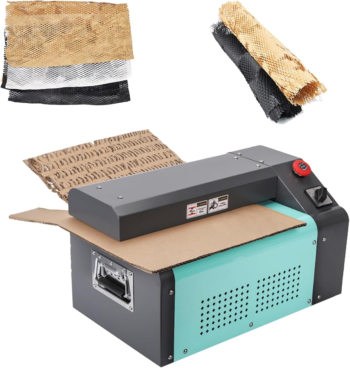 Waste Carton Paper Shredder and Cardboard Slitter, Honeycomb Packing Maker, for Efficient Express Packaging and Recycling