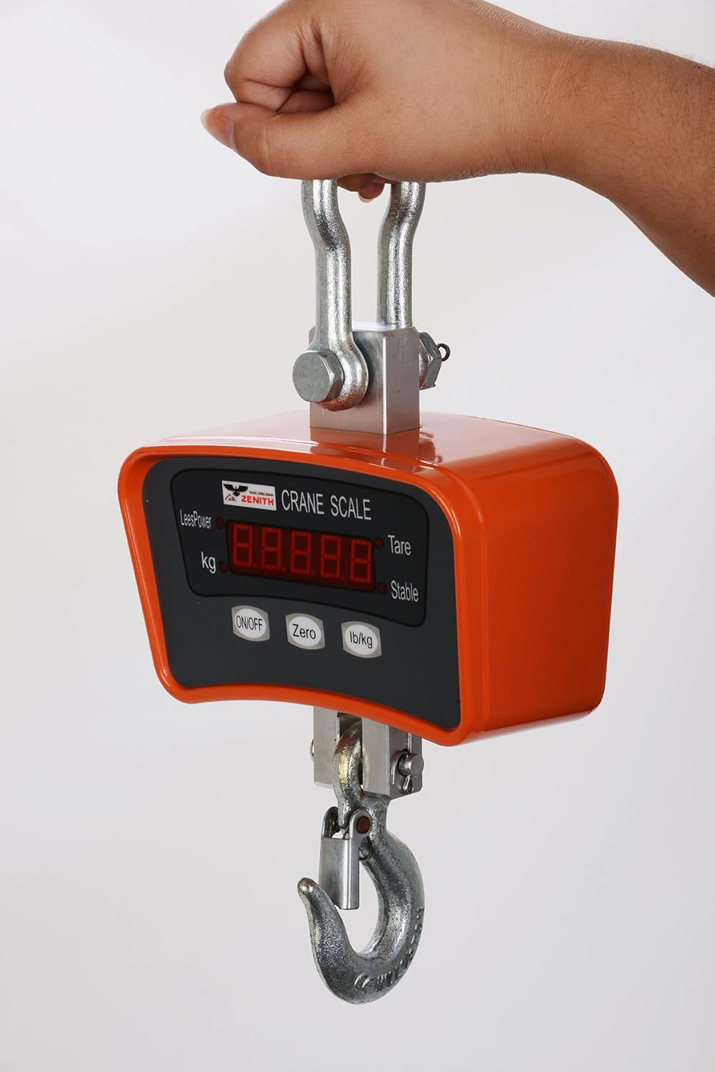 Optima Scales OP-924B-1000 General Purpose Crane Scale - 1000 lbs x 0.5 lb. LCD Display
