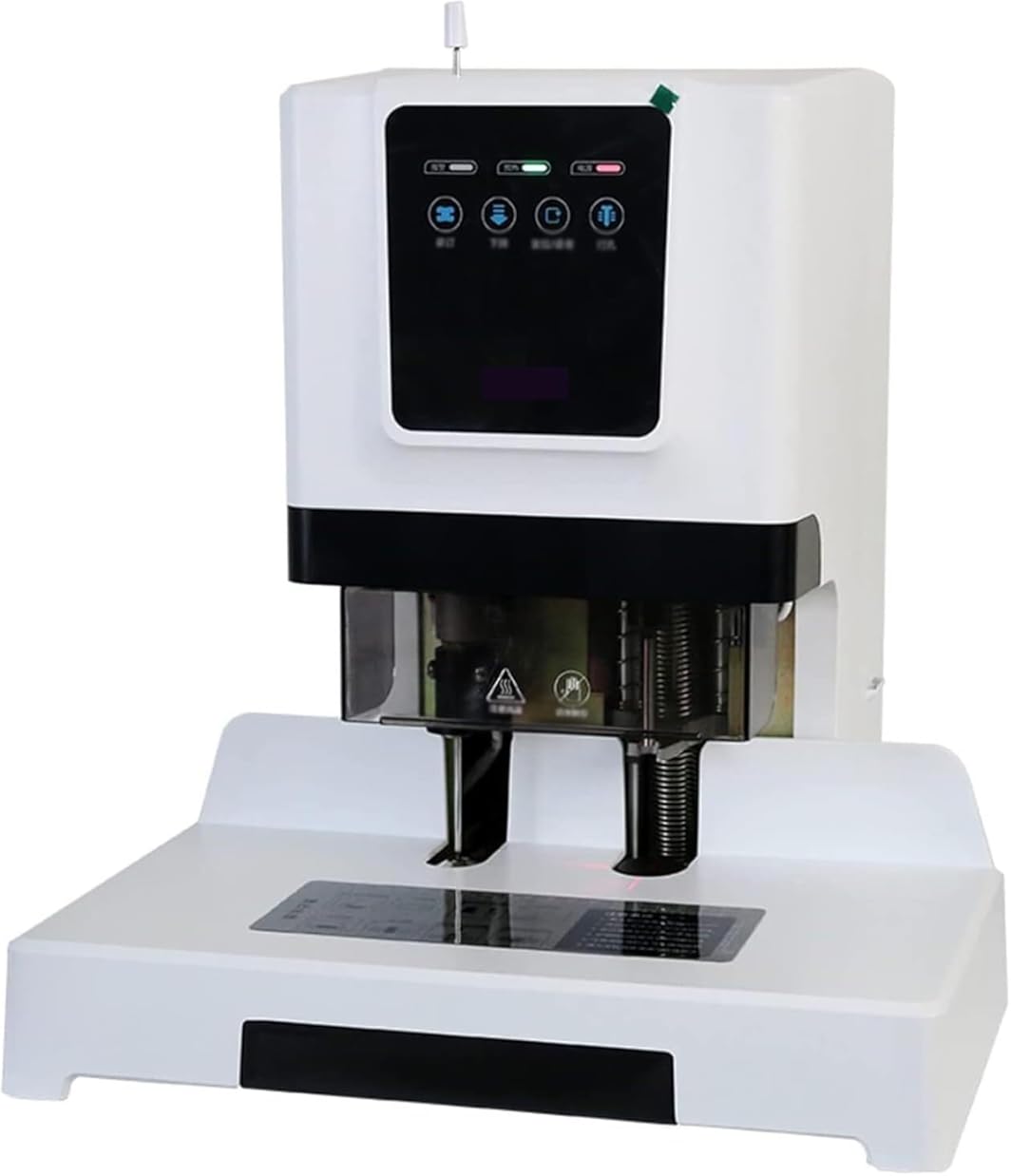 Bill Voucher Binding Machine, Automatic Hot-Melt Punching, 50mm Thickness, 15s Fast Binding, Electric Binding with High-Sensitivity Touch Buttons