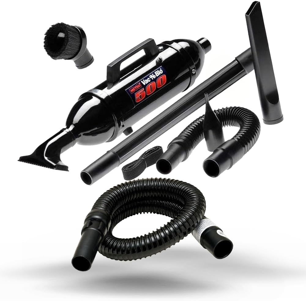METROVAC 3' Hose (MVC-178A) Bundle with Vac N Blow 500W Vacuum