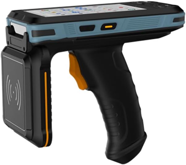 Android Barcode Scanner, 5 Inch Handheld Mobile Computer with Pistol Grip 1D 2D QR Scanner, Android 12 Handheld PDA Data Terminal, IP67 Rugged 4G Wi-Fi GPS Bluetooth for Industrial