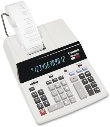 Canon 12-Digit Calculator, 2-Color Print,Tax Keys,9-1/8
