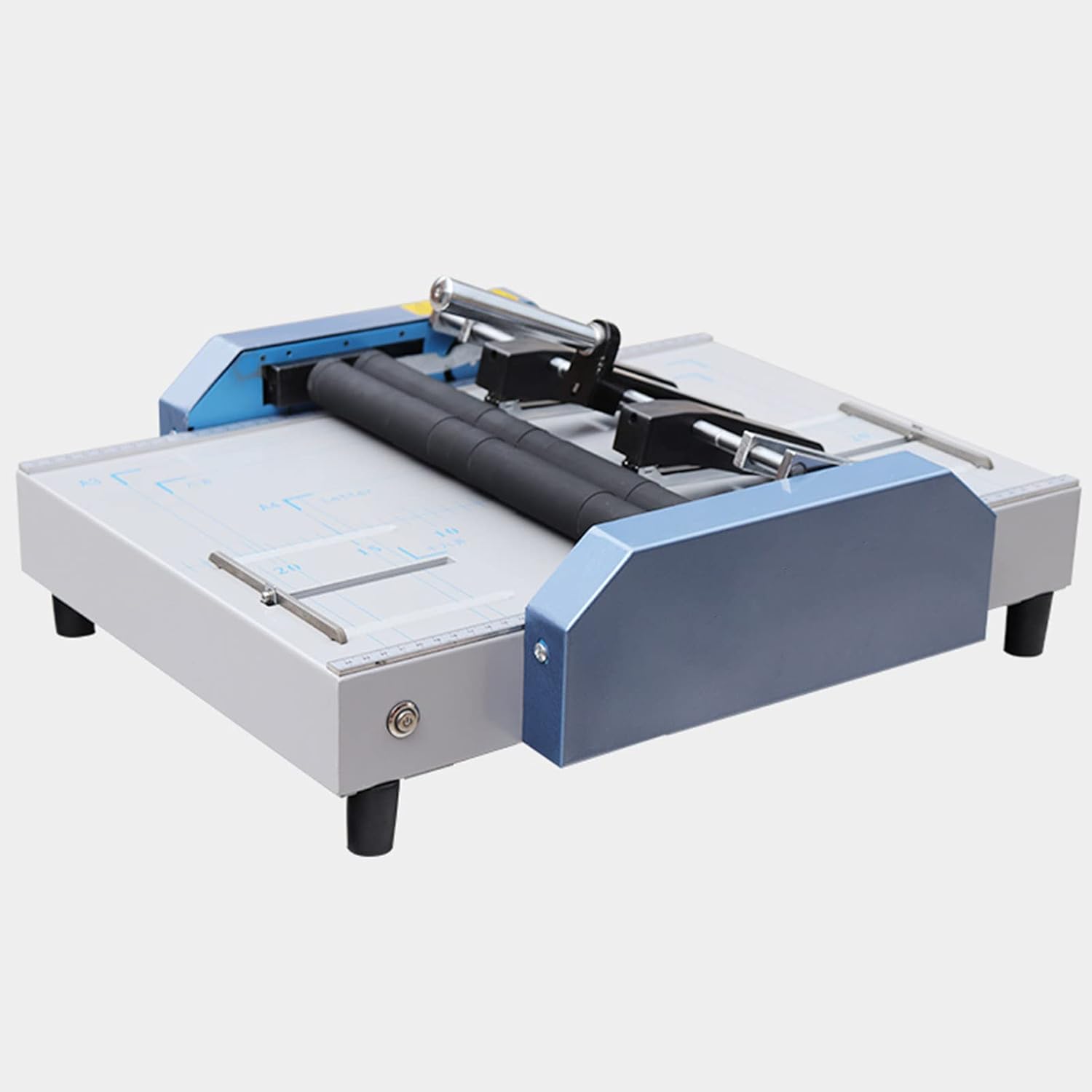 Electric Paper Book Stapler Creaser, A3 Brochure Stapler Folding Machine, Saddle Stitch Flat-Clinch Automatic Binding Machine, Folder Dashed Machine for Card Folder Color Pages