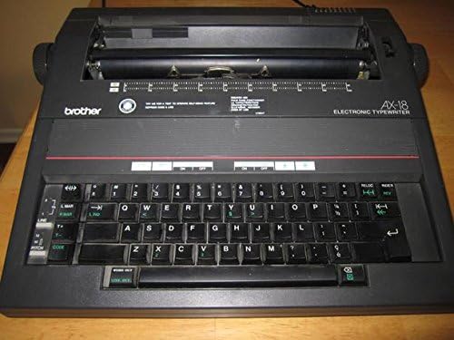 Rebuilt Discontinued Brother AX18 Typewriters by Around The Office with New Machine Guarantee, Extra Ribbons & Correction Tapes, and Dust Cover