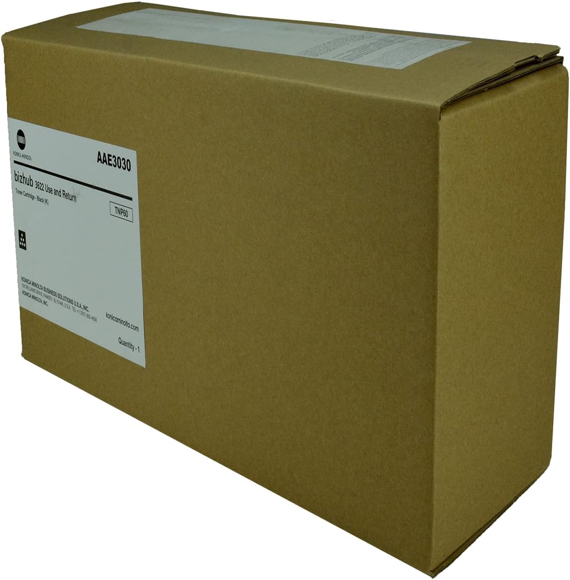 The Cartridge People OEM Konica Minolta TNP60, AAE3030, Black Toner, 15,000 Pages, BIZHUB 3622