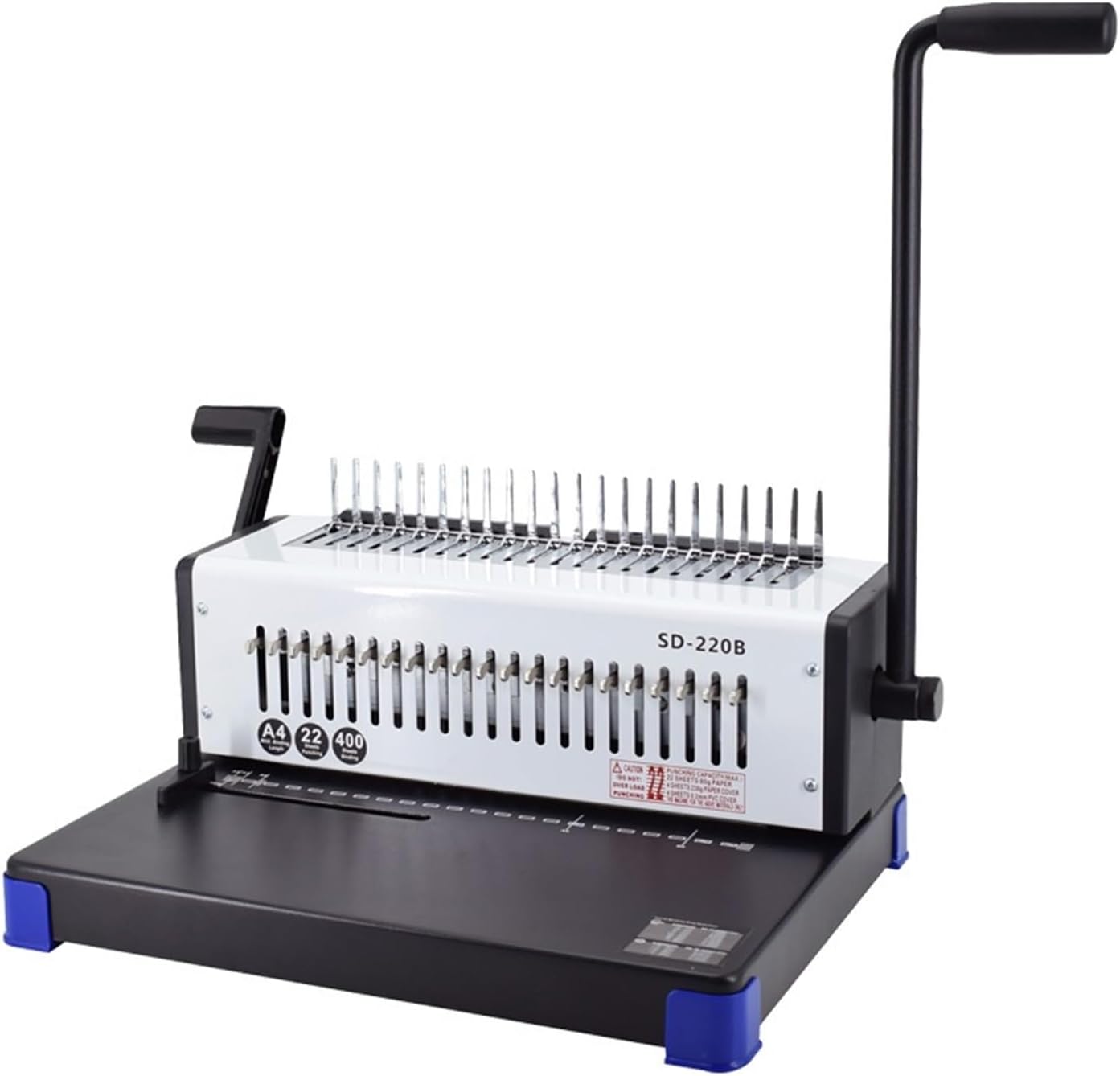 Binding Machines, SD-220B Office Binder Comb Binding Machine 21 Holes A4 Letter Size