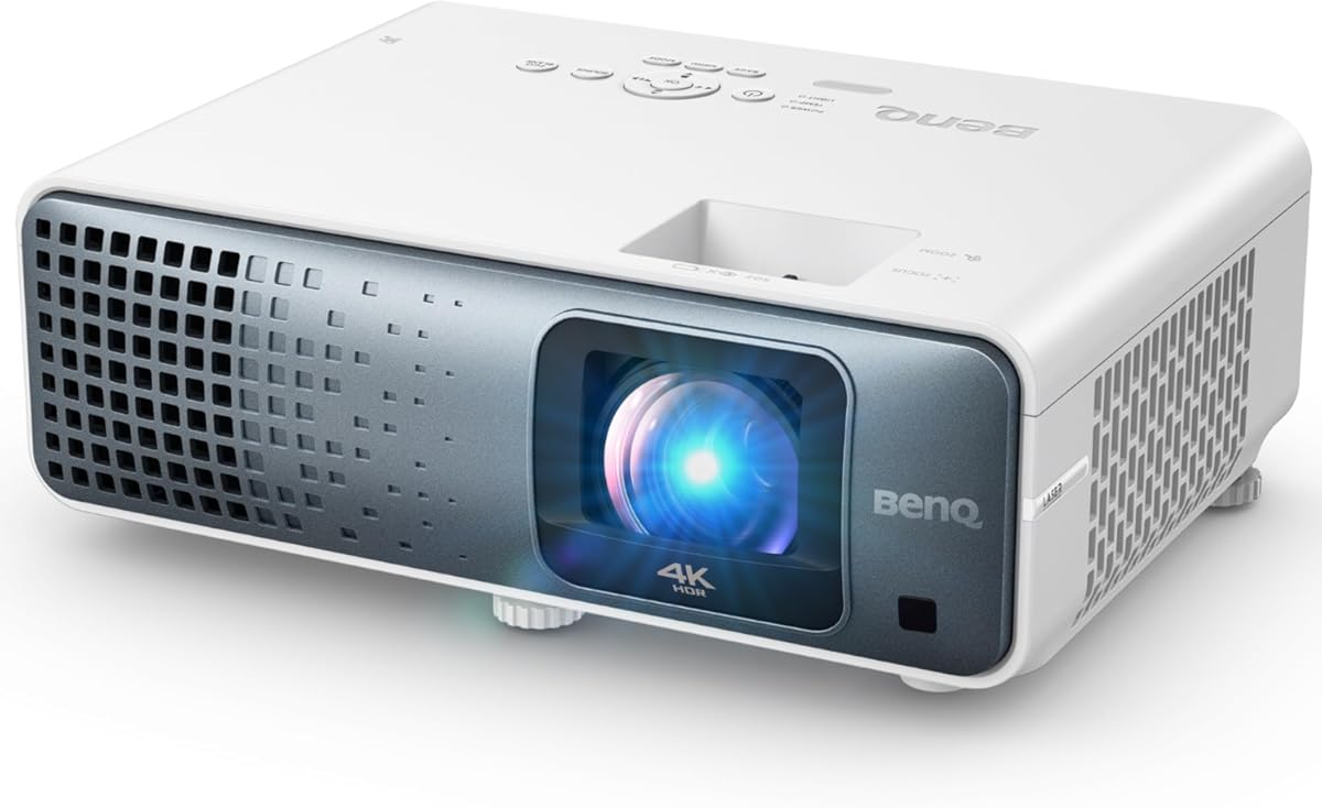 BenQ TK710STi XPR UHD 4K Gaming Projector Short-Throw 3200 ANSI Lumen Laser DLP HDMI HDR10 & HLG Support - TK710STi