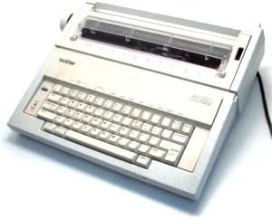 Rebuilt Discontinued Brther AX250 Typewriters by Around The Office with New Machine Guarantee, Extra Ribbons & Correction Tapes, and Dust Cover