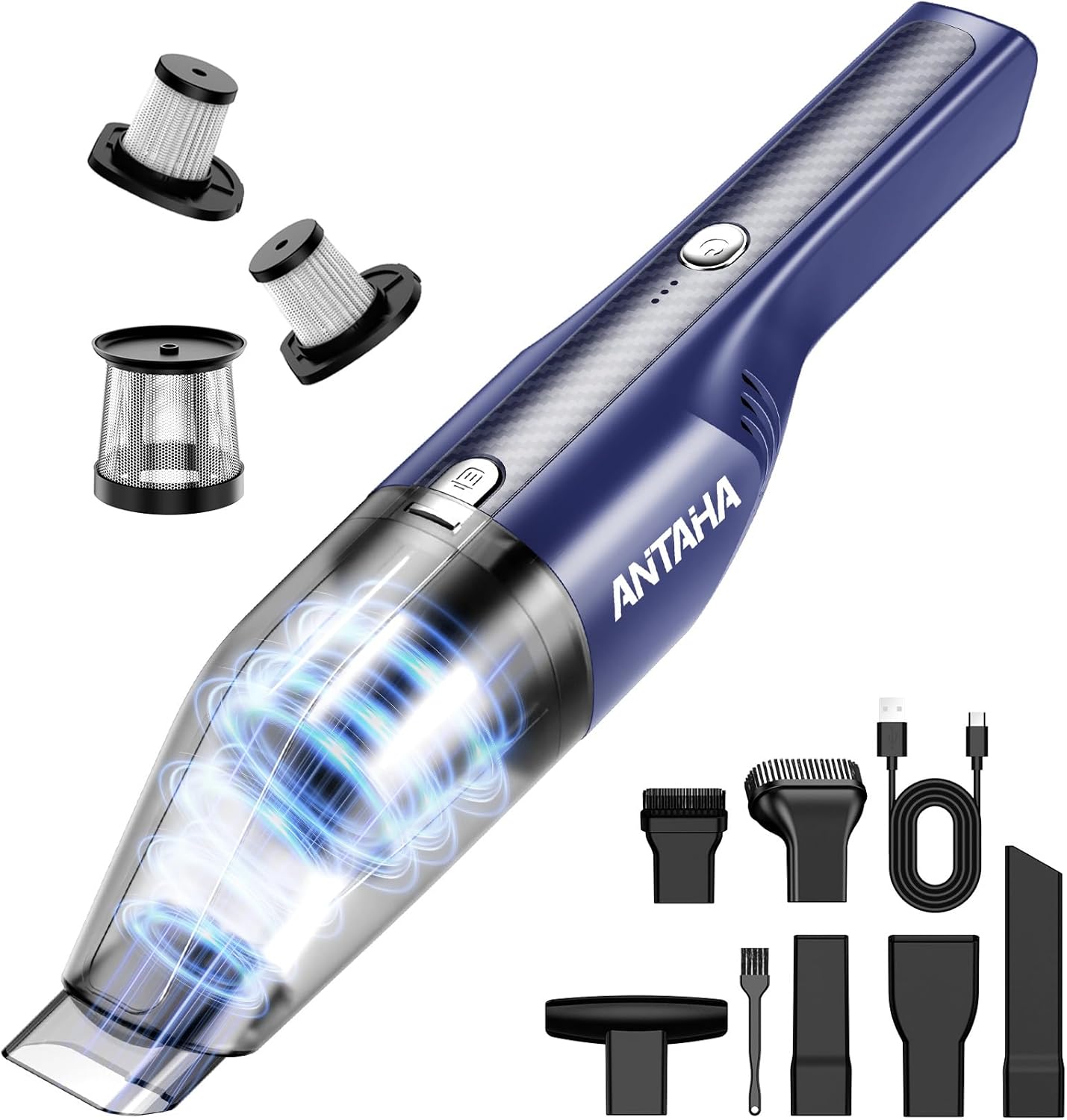 Antaha Handheld Vacuum Cordless, Portable Hand Vacuum for Home, Pet and Car