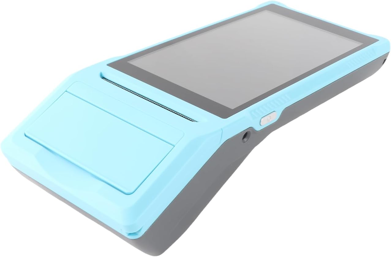 ERYUE Portable for 11 PDA Handheld POS Terminal 2D Barcode Scanner Data Collector with 58mm Thermal Printer for Mobile Business (US Plug)