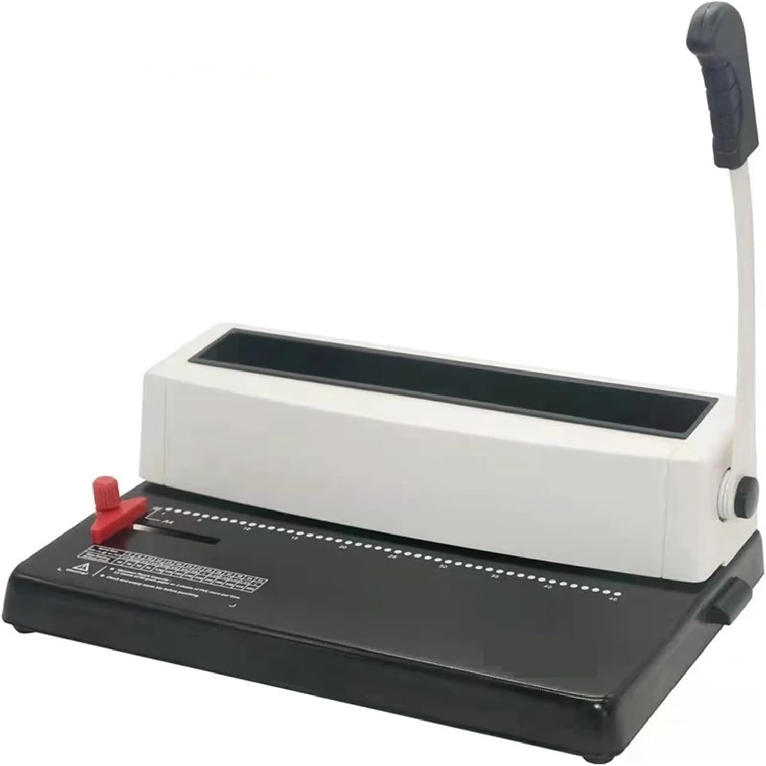 Binding Machine, Binding Machine Spiral Circle 4mm Round Hole Small Punch 46 Holes A4 Single Coil Binding Machine