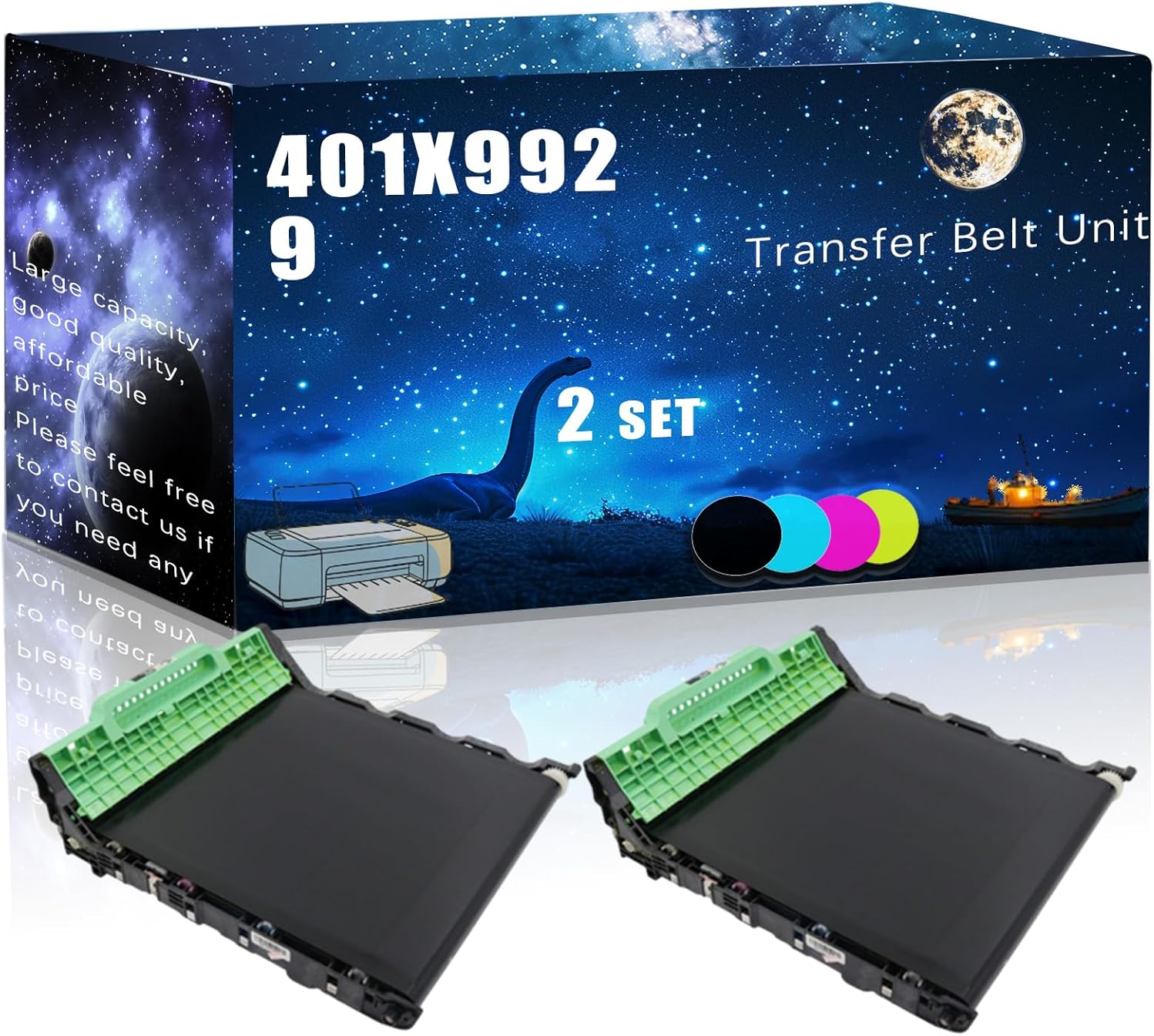 MUCQL 401X9929 Compatible Transfer Belt Unit Replacement for Toshiba High Yield Compatible E Studio 389CS 479CS Printers, Meet Printing Needs (2 Set)