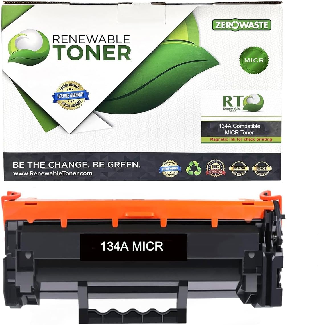 134A MICR RT Toner Compatible Replacement for HP W1340A Laserjet Pro M209dw M209dwe MFP M234dw M234dwe M234sdw M234sdwe Check Printer Cartridge - New Chip