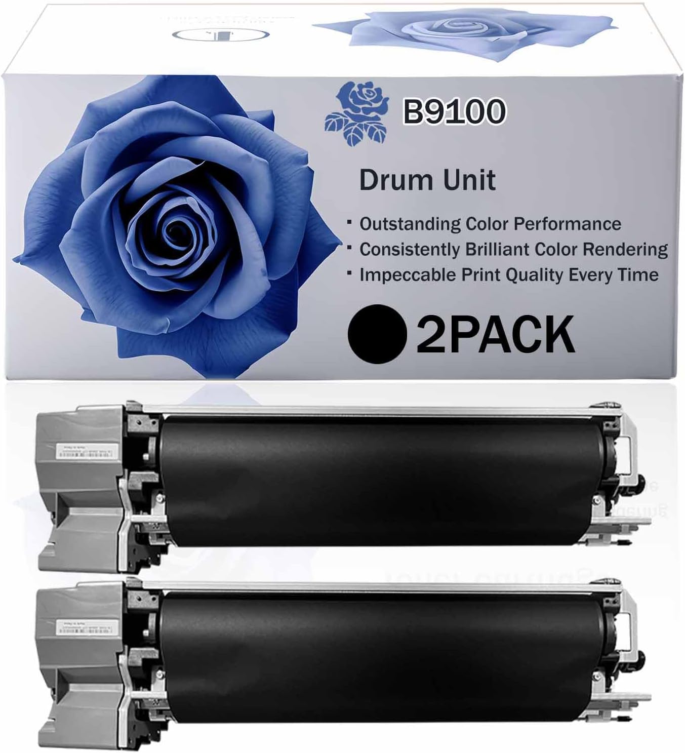 B9100 013R00684 High Yield Drum Unit Compatible for Xerox PrimeLink B9100 B9110 B9110P B9125B 9125P B9136 B9136P Printer, Premium Print Performance for Your Office Needs, 80000 Pages (BK-2PACK)
