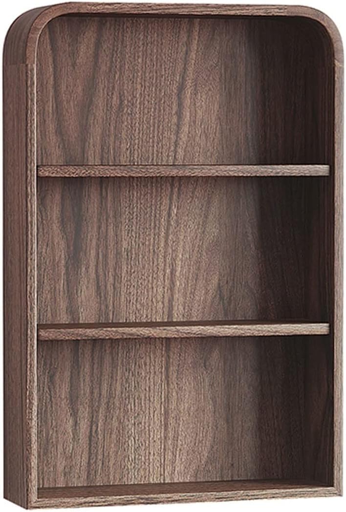 UNNS Bookshelf Wall-Mounted 3-Layer Storage Bookshelf Office Desktop File Storage Rack Suitable for Study Office Bedroom Display Rack Bookcase Organizer (Color : A)