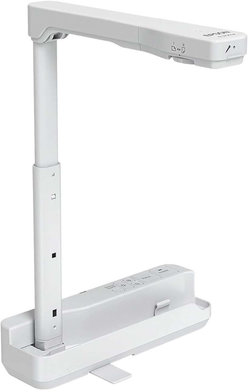 Epson DC-07 Portable Document Camera with USB Connectivity and 1080p Resolution,White