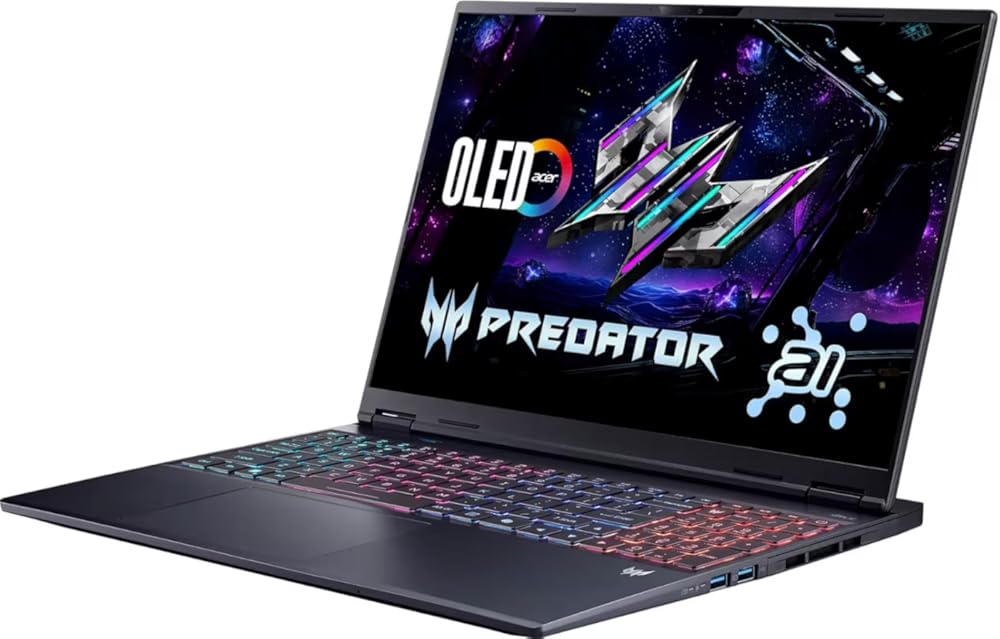 acer Predator Helios Neo 16S AI Gaming Laptop • NVIDIA RTX 5070Ti 12GB GDDR7 • 16