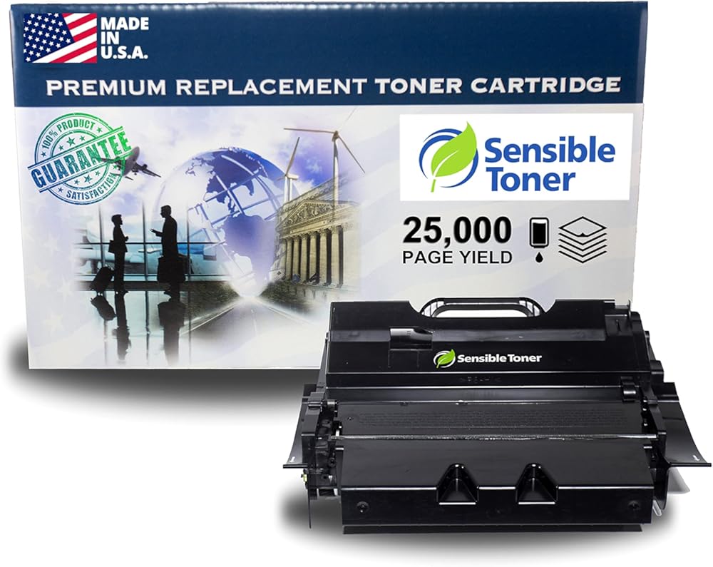 Sensible Toner T650ST Cartridge, Compatible with Lexmark T650H11A T650 25,000 Pages Compatible for Lexmark T650, T652, T654, Laser Printers, Made in The USA