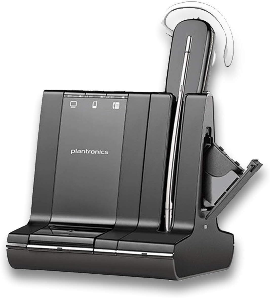 Plantronics (86507-21 Savi W745-M Multi Device Wireless Headset System (Renewed)