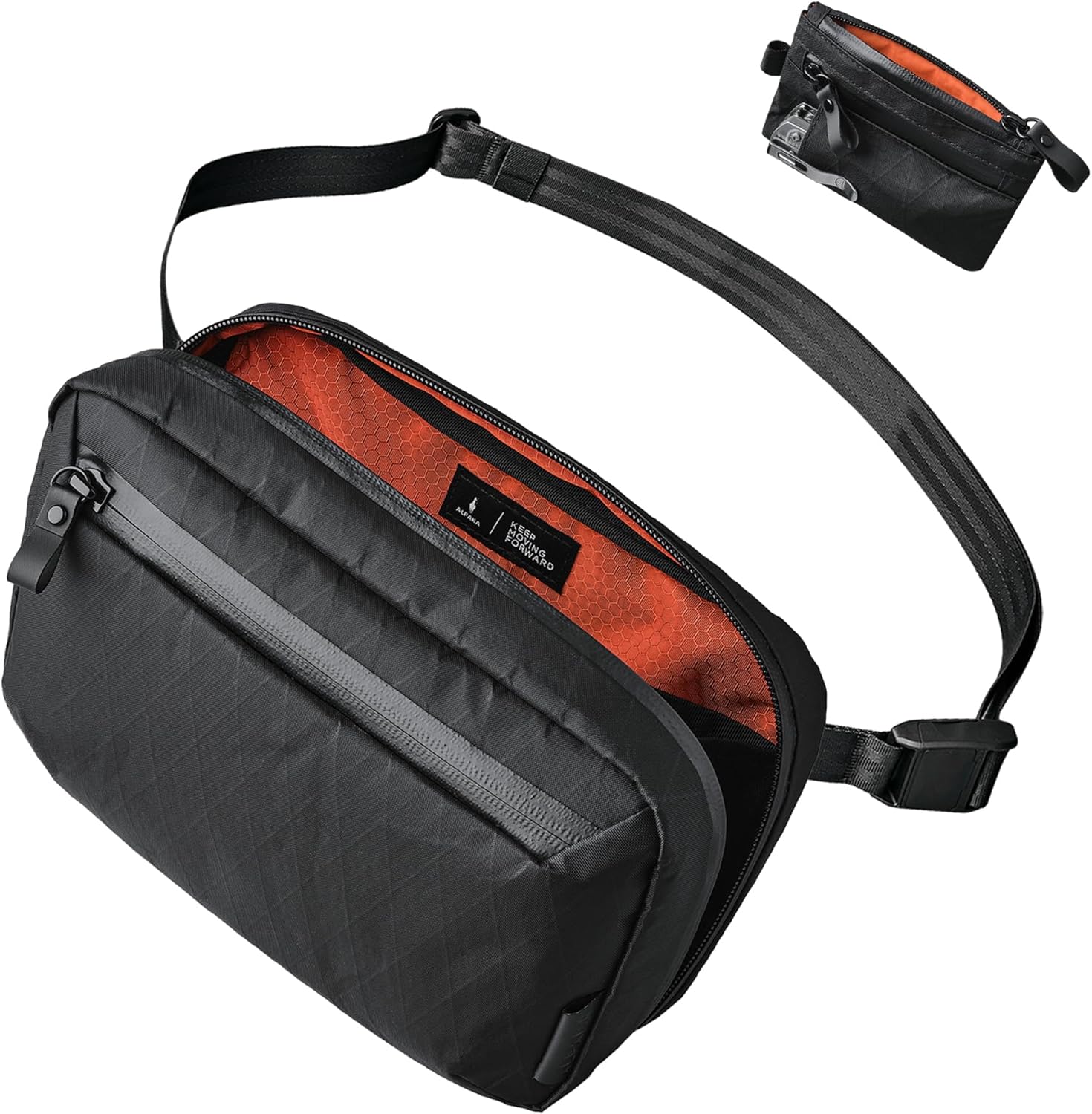 ALPAKA Elements Tech Case and Zip Pouch Pro - Travel Organizer Pouch for Electronics, Cables, EDC with Weatherproof Fabrics - Minimalism Zipper Wallet - RFID Blocking ID Card Holder