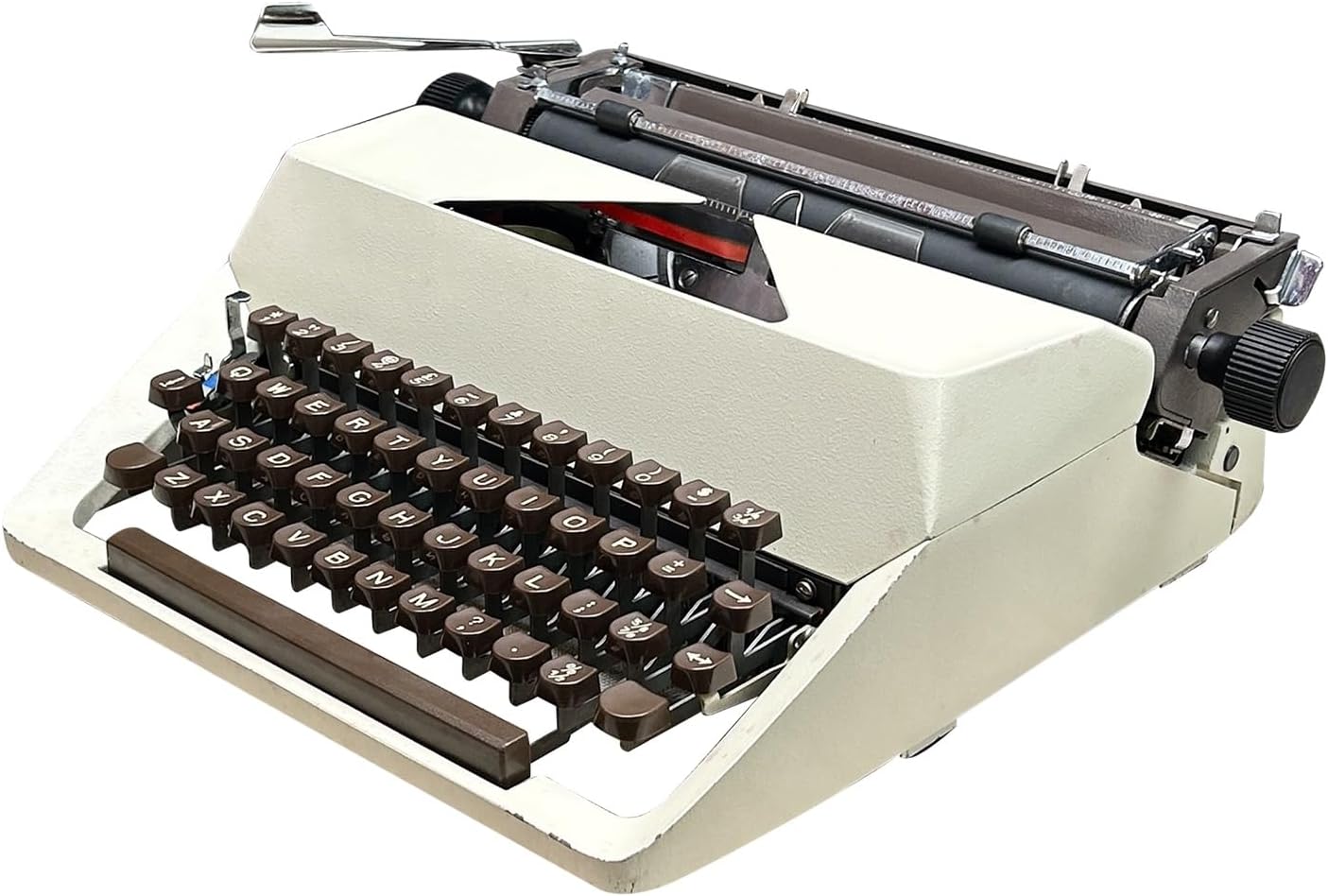Vintage Mechanical English Typewriter, Easy Manual Typewriter for Nostalgic Writing, Perfect for Notes, Letters, and Creative Projects