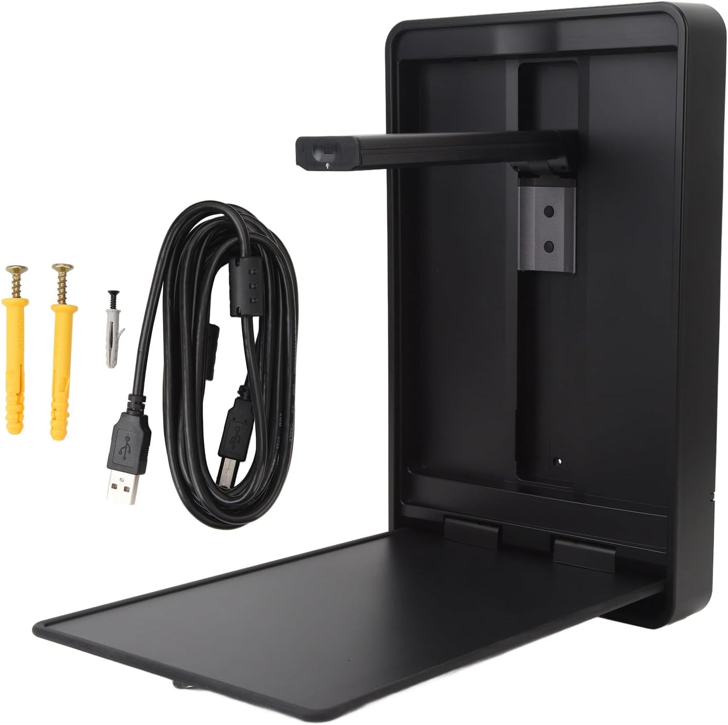 8MP USB Document Camera, Detachable, for Teachers and Classroom for A3 A4 Size with Dual Mic, 3-Stage LED Light, Up and Down, Left and Right Image Inversion, for Distance Teaching & Learning