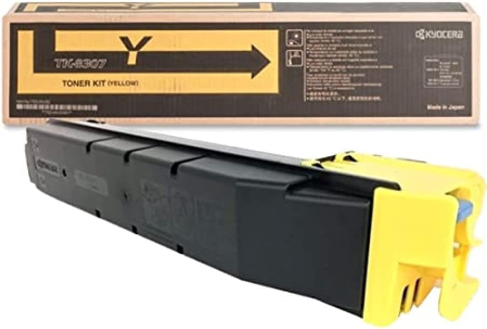 KYOCERA Genuine TK-8307Y Yellow Toner Cartridge for TASKalfa 3050ci, 3550ci (1T02LKAUS0)
