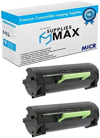 SuppliesMAX Compatible Replacement for Source Technologies ST-9720/ST-9722 MICR High Yield Toner Cartridge (2/PK-12000 Page Yield) (STI-204514H_2PK)