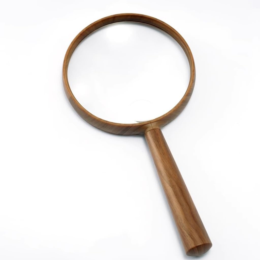 JSEIAJB Handheld Magnifier Magnifier Reading Magnifying Glass for Reading Book Inspection Coins Map