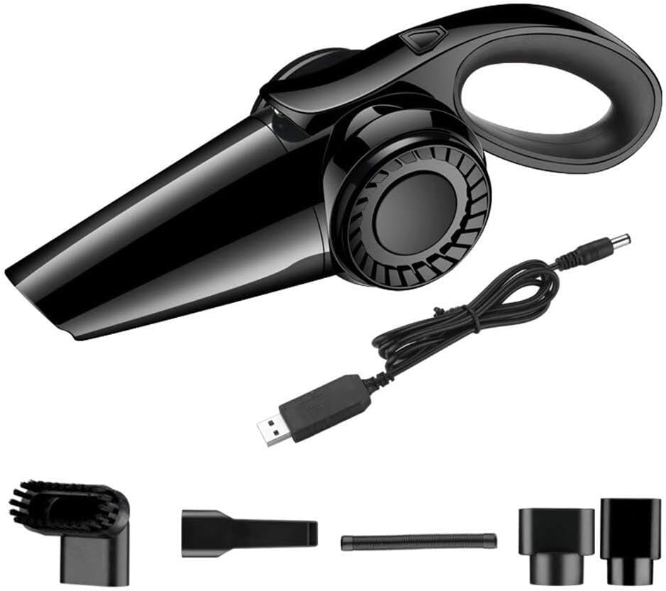 Handheld Vacuum Cordless, Cordless Handheld Vacuum Cleaner with Light and HEPA Filter, Car Vacuum, High Power 120W 4500PA Stronger Suction for Car Home Pet Kitchen Office