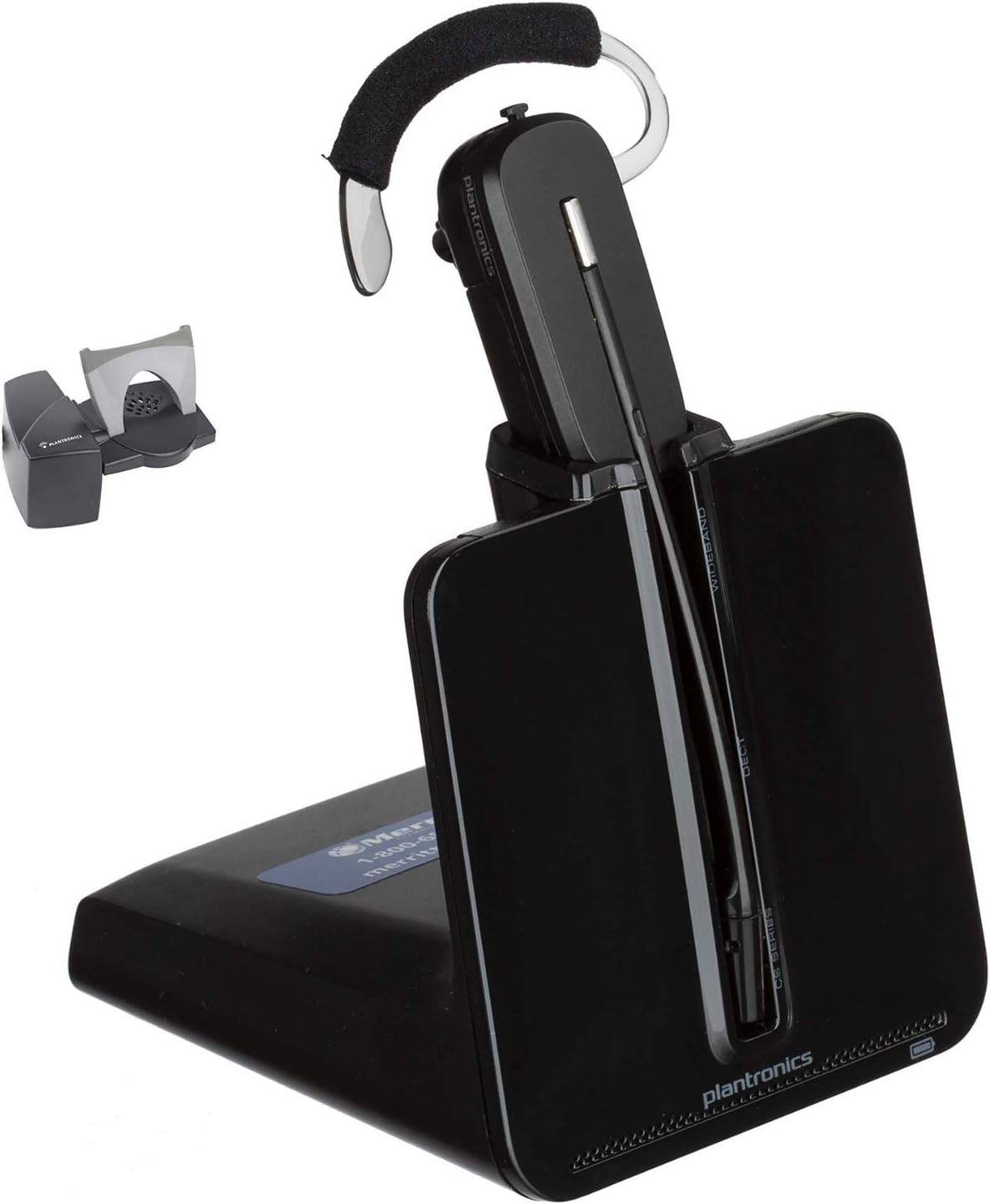 Plantronics CS540 Wireless Headset Bundle with Lifter and Headset Advisor Wipe (Renewed)
