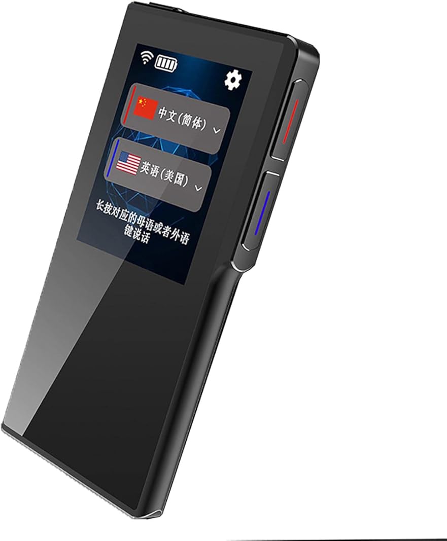 Language Translator Portable Instant Translator Device - Portable Languages Two Way Instant Voice Translator, Portable Foreign Language Translators Device, Portable Two Way Voice Interpreter Effi