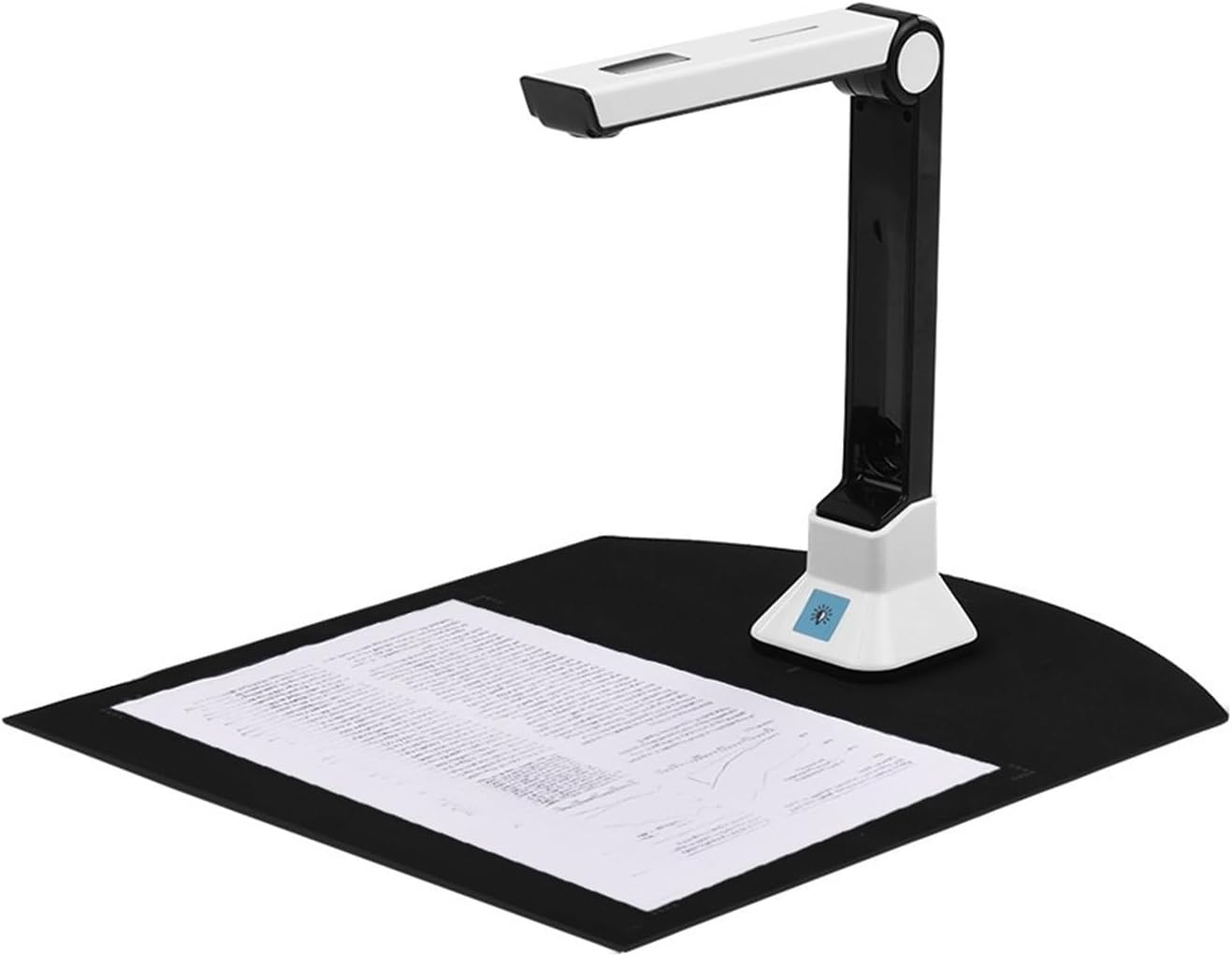 Document Camera BK50 Portable 10 Mega-Pixel High Definition Book Scanner, Capture Size A4 Document Camera, Provides Fast Focusing Speed
