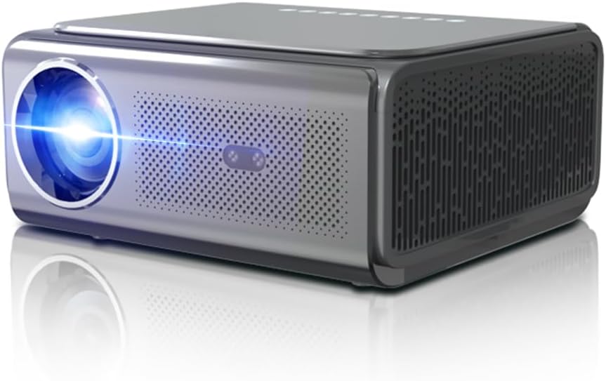 [Auto Focus & 1200 ANSI] Projector with WiFi 6 and Bluetooth, Native 1080P Smart Portable Projectors, 4K Proyector with HDR 10+ & Dolby Audio, Built- in Apps Outdoor Projector, for Home Theater