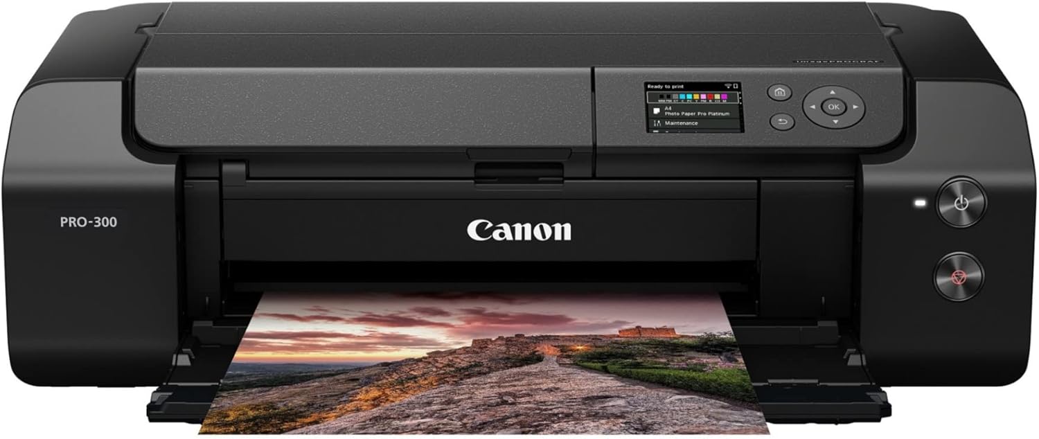 Canon imagePROGRAF PRO-300 Wireless Color Wide-Format Printer, Prints up to 13