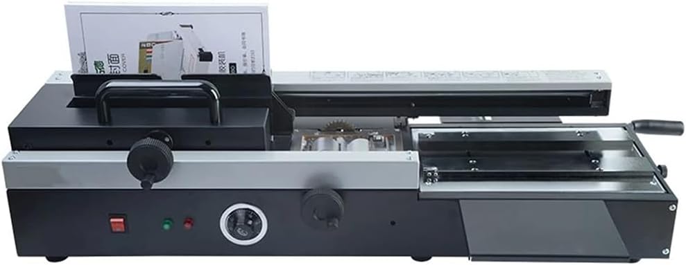 SonGxu Wireless Glue Book Binding Machine, 1200W Hot Melt Glue Paper Punch Binder, Glue Binding Thickness 40mm, Binding Length 32cm, for Paper Books Contract File Document