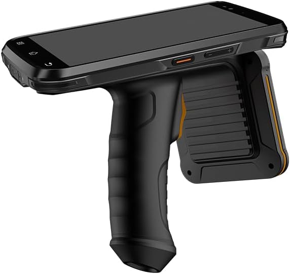 Android Barcode Scanner, 6 Inch Handheld PDA Android 12, Data Terminal Mobile Computer UHF RFID Reader Wi-Fi 4G LTE, Bluetooth 5.1, GPS Rugged PDA for Inventory Scanner with SDK
