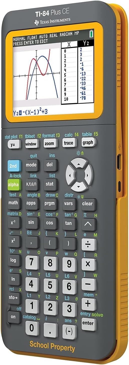 Texas Instruments TI- 84Plus CE Teacher's 10 Pack Graphing Calculator