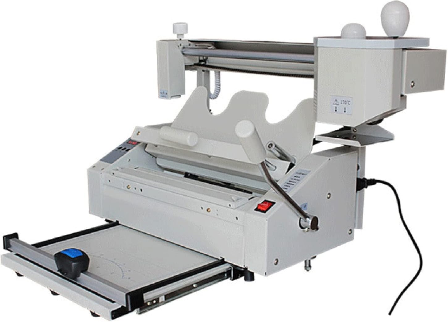 JKSVTF Wireless Glue Book Binding Machine, A4 Manual Hot Glue Book Binder with Milling Spine Rougher Binding Machine for Paper Books Albums Notebook