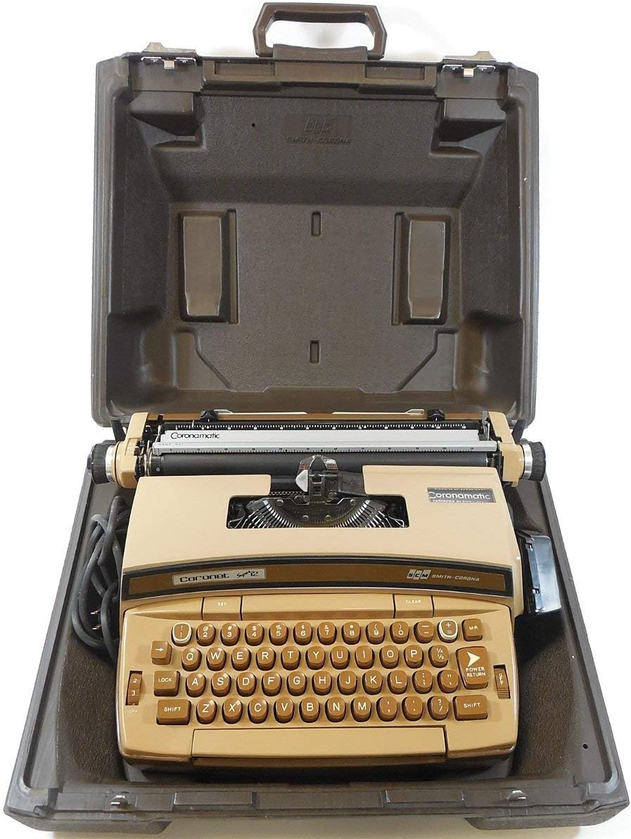Smith Corona Coronet Super 12 Electric Portable Typewriter (Renewed)