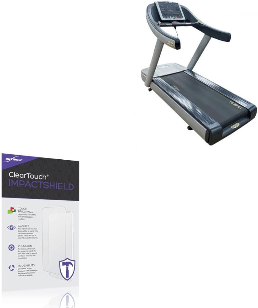 BoxWave Screen Protector Compatible with Technogym Excite Run - ClearTouch ImpactShield (2-Pack), Impenetrable Screen Protector Flexible Film