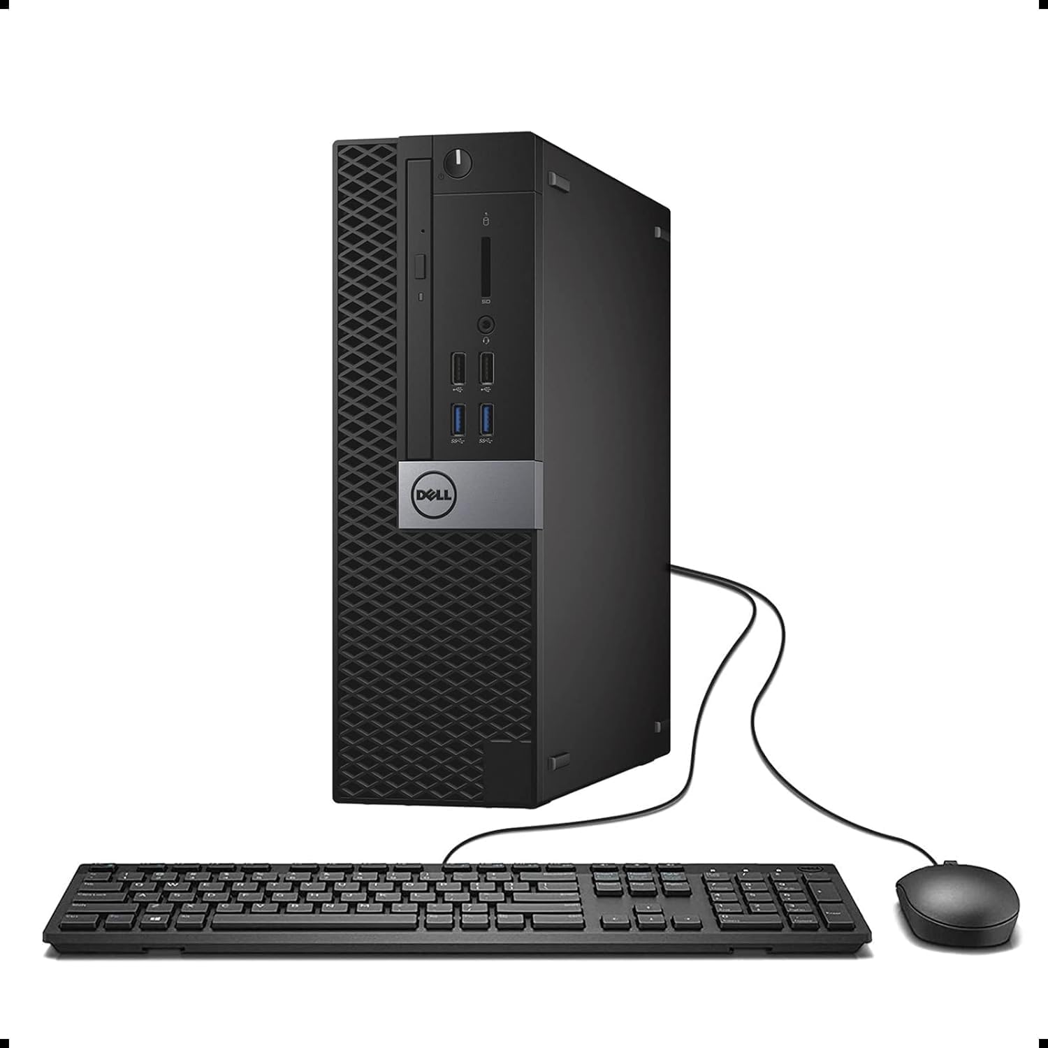 Dell Optiplex 3040 SFF Business Desktop PC, Core i3-6100 3.7GHz, 8GB RAM, 256GB Solid State Drive, HDMI, RJ45, Windows 11 Pro 64bit (Renewed)
