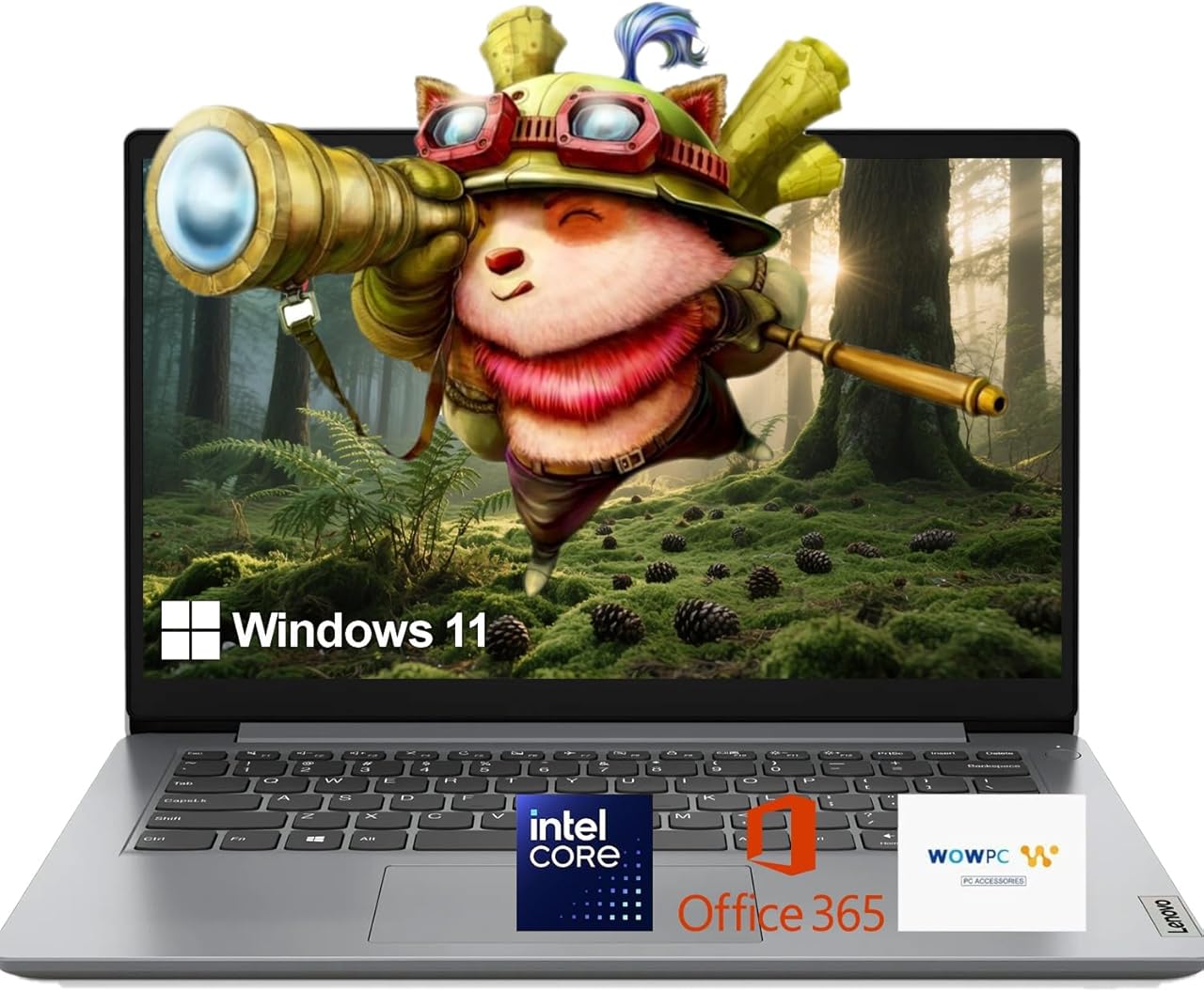 Lenovo IdeaPad 15.6 inch Laptop Computer for Business and Student | Intel Core | 1 Year Office 365 | 20GB RAM | 1TB SSD + 128GB eMMC | 1TB Cloud Storage | 11HR Battery | Win 11 | WOWPC Recovery USB