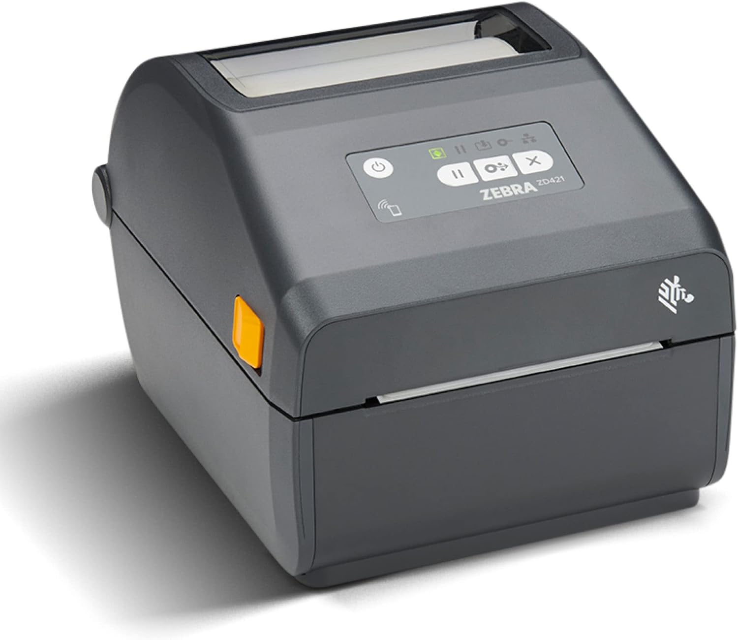 ZEBRA ZD421 Direct Thermal Desktop Printer 203 dpi Print Width 4-inch Wired USB and Ethernet Connectivity ZD4A042-D01E00EZ, No Thermal Ribbon Required